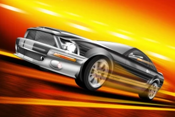  Fototapeta dla dzieci samochód 53a