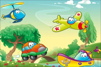  Fototapeta dla dzieci samolot 1338