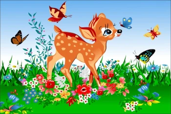  Fototapeta dla dzieci sarenka 1376