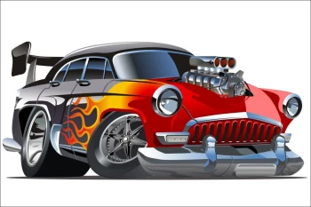  Fototapeta dla dzieci samochód 1490