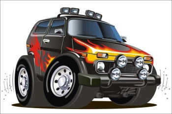  Fototapeta dla dzieci samochód 1502