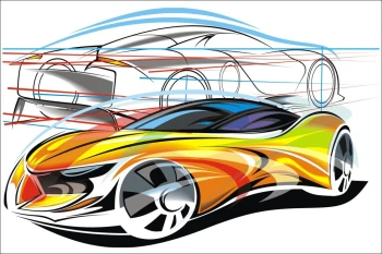  Fototapeta dla dzieci samochody 1535