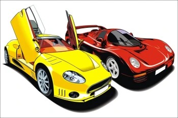  Fototapeta dla dzieci samochody 1539