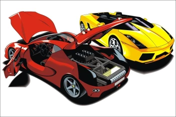  Fototapeta dla dzieci samochody 1540