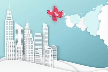  Fototapeta dla dzieci samolot 2610