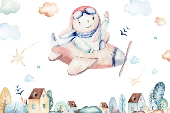  Fototapeta dla dzieci samolot 4816