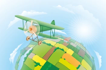  Fototapeta dla dzieci samolot 4832