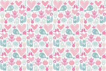  Fototapeta dla dzieci serduszka 2447