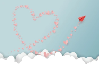  Fototapeta dla dzieci serduszko 2576