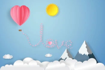  Fototapeta dla dzieci serduszka 2590