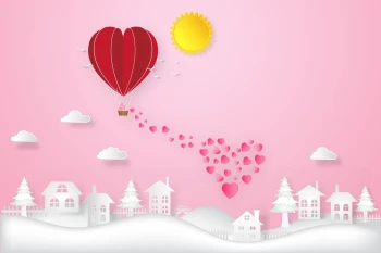  Fototapeta dla dzieci serduszka 2615