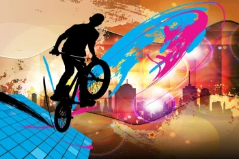  Fototapeta skater 105a
