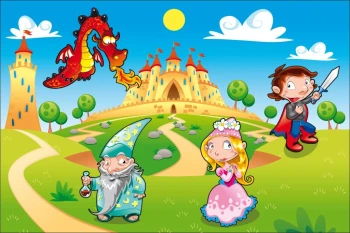  Fototapeta dla dzieci smok 1249