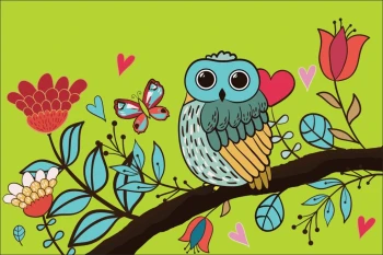  Fototapeta dla dzieci sowa 1446