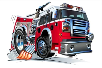  Fototapeta dla dzieci straż pożarna 1504