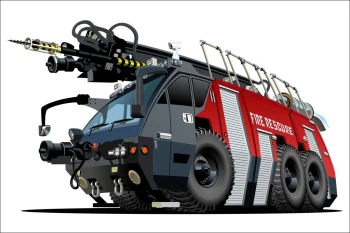  Fototapeta dla dzieci straż pożarna 1505