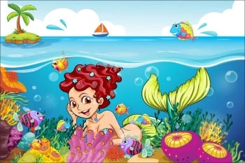  Fototapeta dla dzieci syrenka 1235