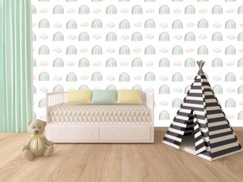  Fototapeta dla dzieci tęcza, kolorowa tęcza MP012