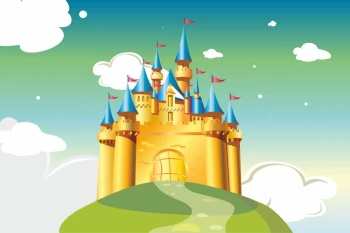  Fototapeta dla dzieci zamek 1239