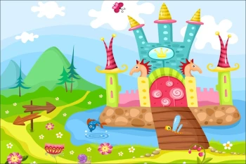  Fototapeta dla dzieci zamek 1240