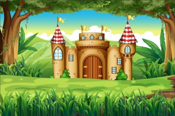  Fototapeta dla dzieci zamek 1241