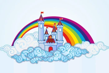  Fototapeta dla dzieci zamek 1253