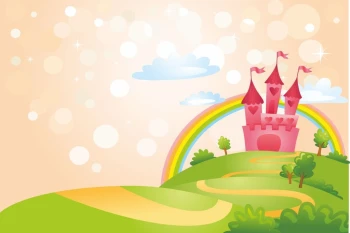  Fototapeta dla dzieci zamek 1254