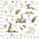  Fototapeta dla dzieci zajączki MP021