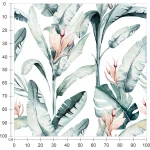  Fototapeta dla dzieci na wymiar zielone liście MP027