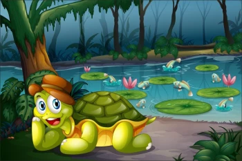  Fototapeta dla dzieci żółw 1447