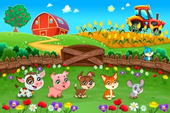  Fototapeta dla dzieci zwierzątka 1300