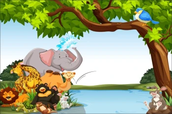  Fototapeta dla dzieci zwierzątka 1406