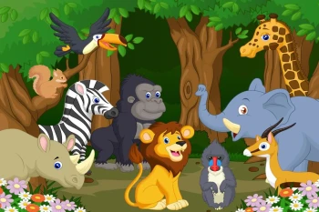  Fototapeta dla dzieci zwierzęta 1408