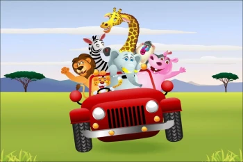  Fototapeta dla dzieci zwierzęta 1411