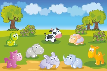  Fototapeta dla dzieci zwierzątka 1417