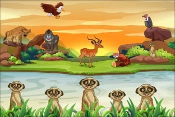  Fototapeta dla dzieci zwierzęta 1423