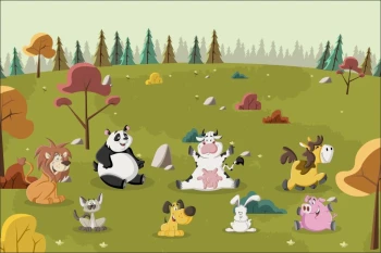  Fototapeta dla dzieci zwierzątka 1434