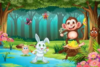  Fototapeta dla dzieci zwierzęta 1436