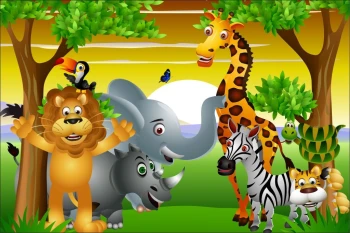  Fototapeta dla dzieci zwierzęta 1437