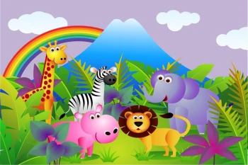  Fototapeta dla dzieci zwierzęta 1443