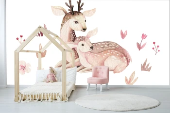  Fototapeta do pokoju dziecięcego sarenki, jelonki dwk079