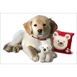  Fototapeta do pokoju dziecięcego piesek, szczeniaczek dwk140