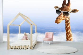  Fototapeta do pokoju dziecięcego żyrafa dwk149