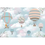  Fototapeta do pokoju dziecięcego balony, baloniki dwk236