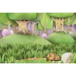  Fototapeta do pokoju dziecięcego leśny bajkowy świat dwk352