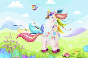  Fototapeta jednorożec 2835