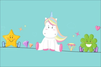  Fototapeta jednorożec 2836