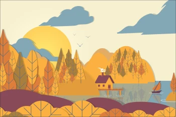  Fototapeta jezioro 3703