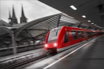  Fototapeta kolej miejska 3376