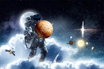  Fototapeta kosmonauta 4733